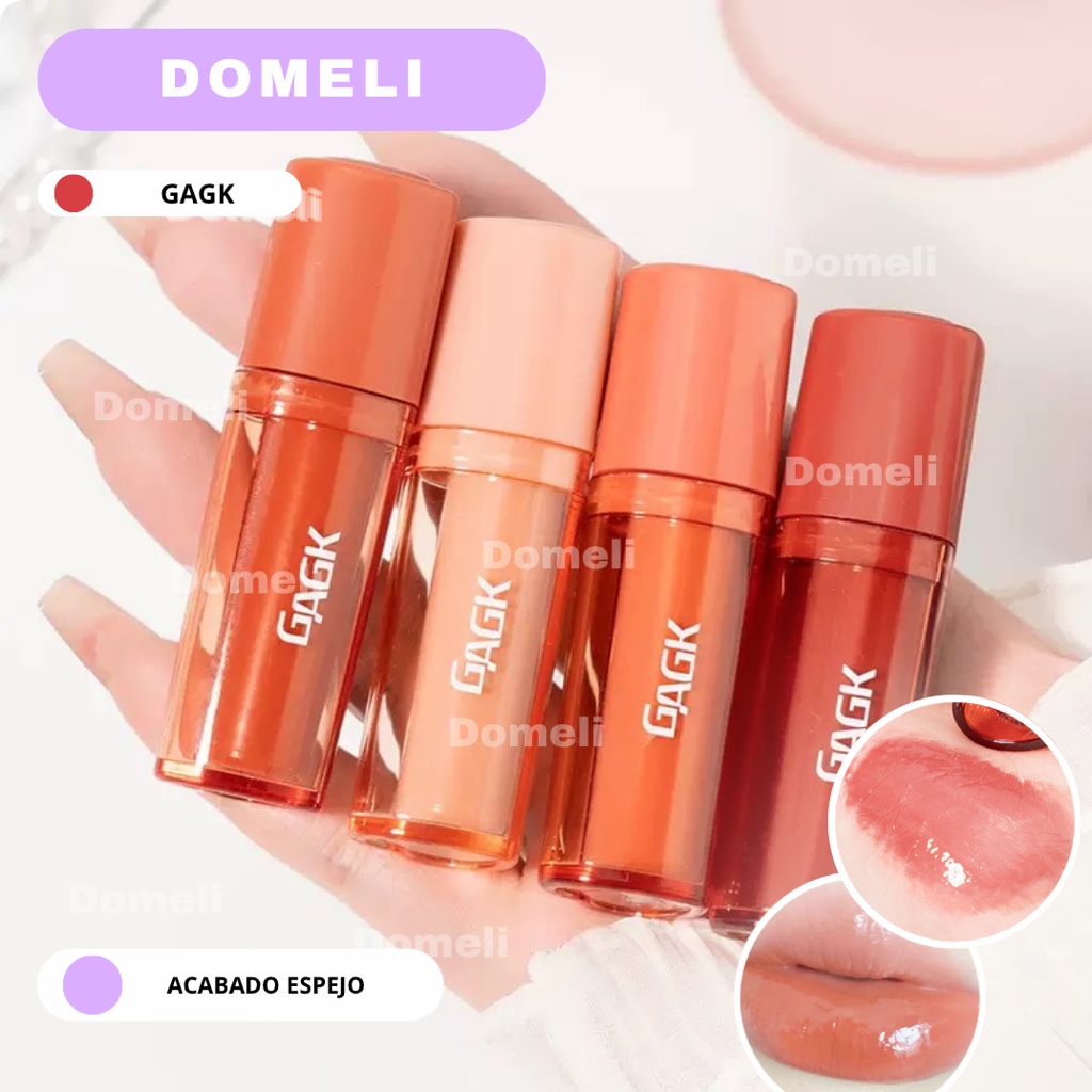 GAGK Lip Glaze Light Bare Translucent Korean Heart
