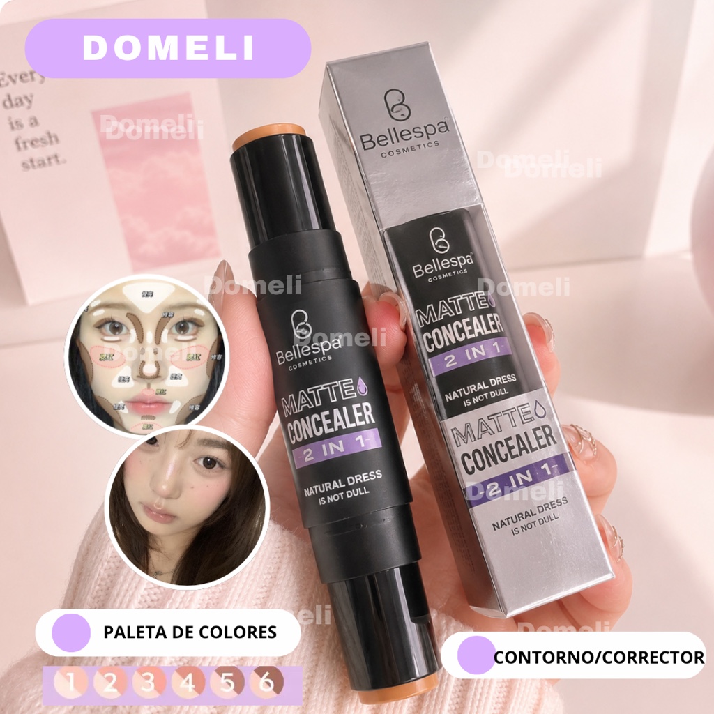 Corrector Matte 2 In 1 Natural