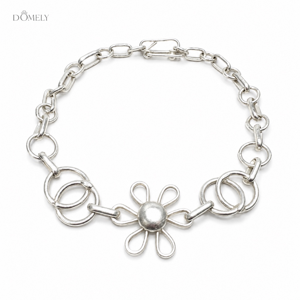 Z-Pulsera Eslabones con Margarita