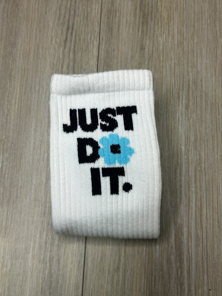 Nike Just Do It calcetin blanco