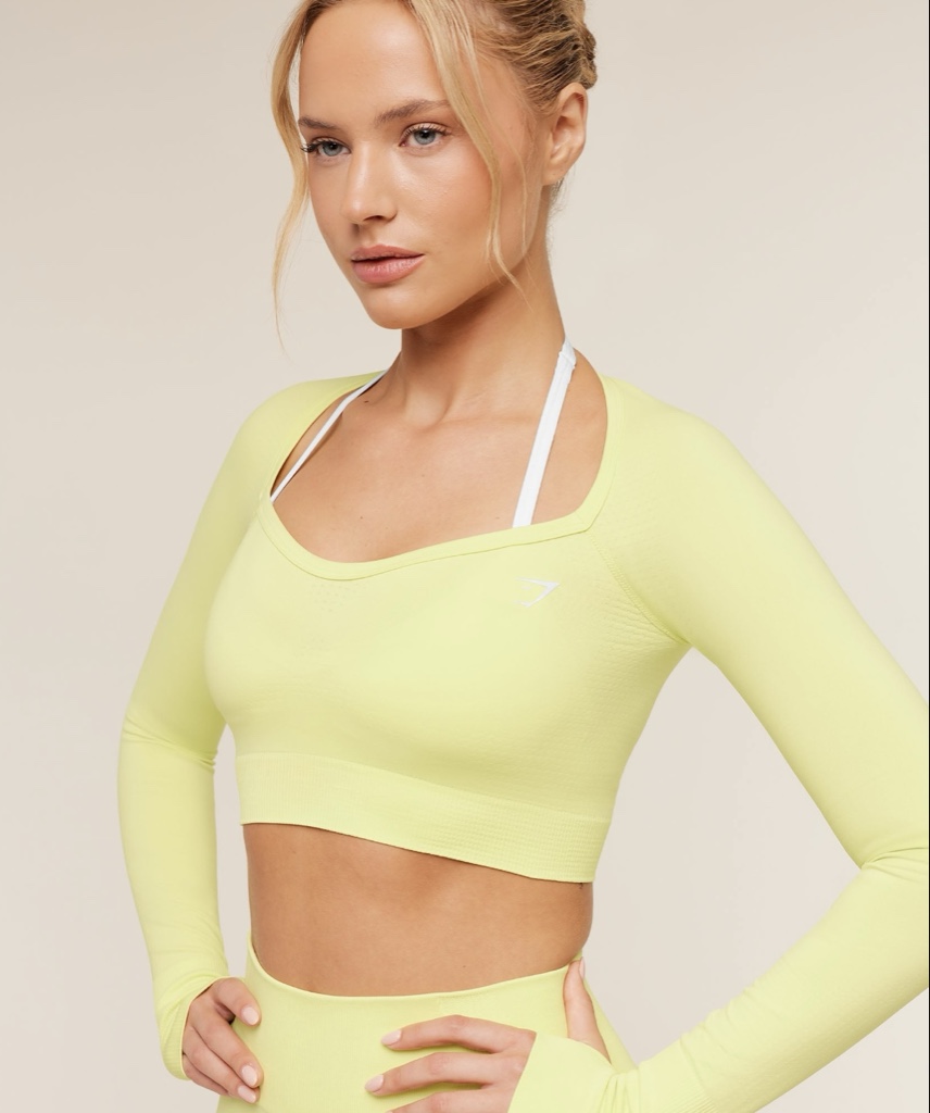 Vital Sweetheart Neck Crop Top