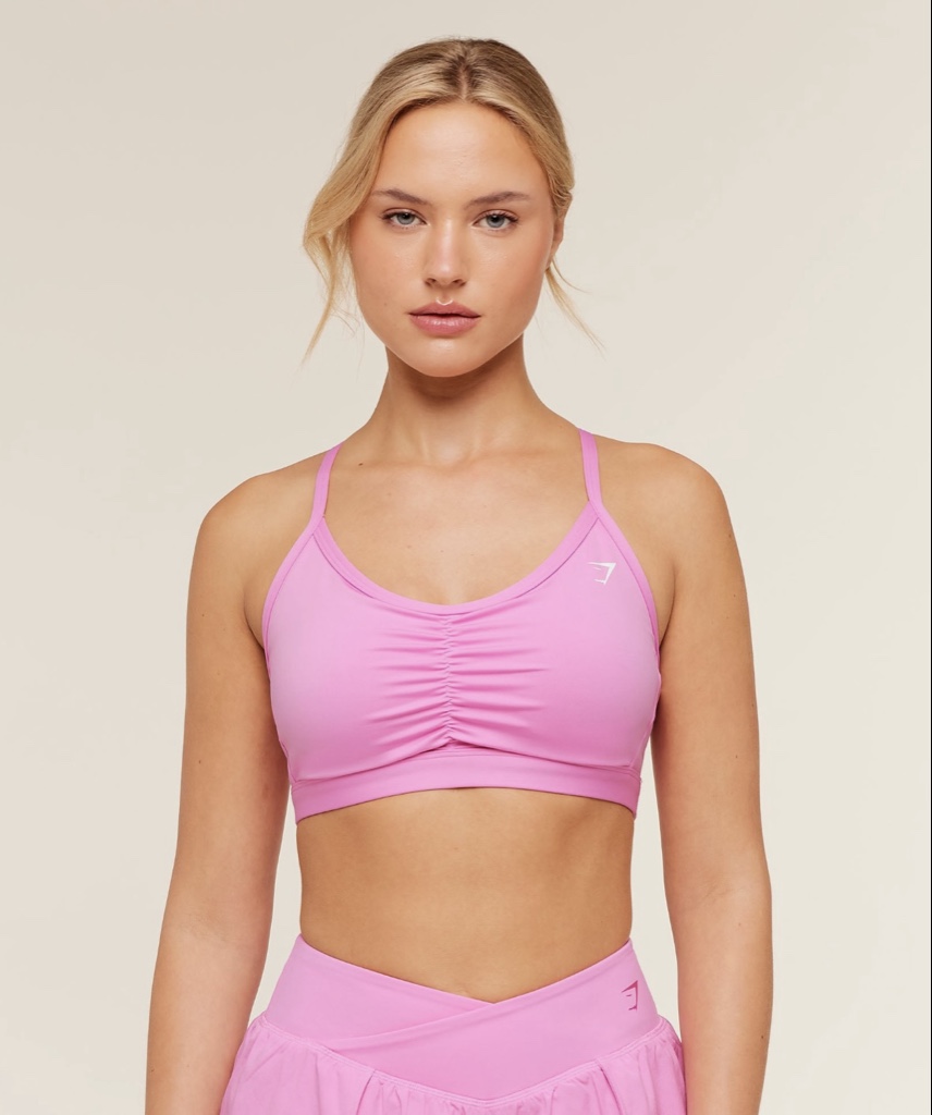 Ruched Sports Bra