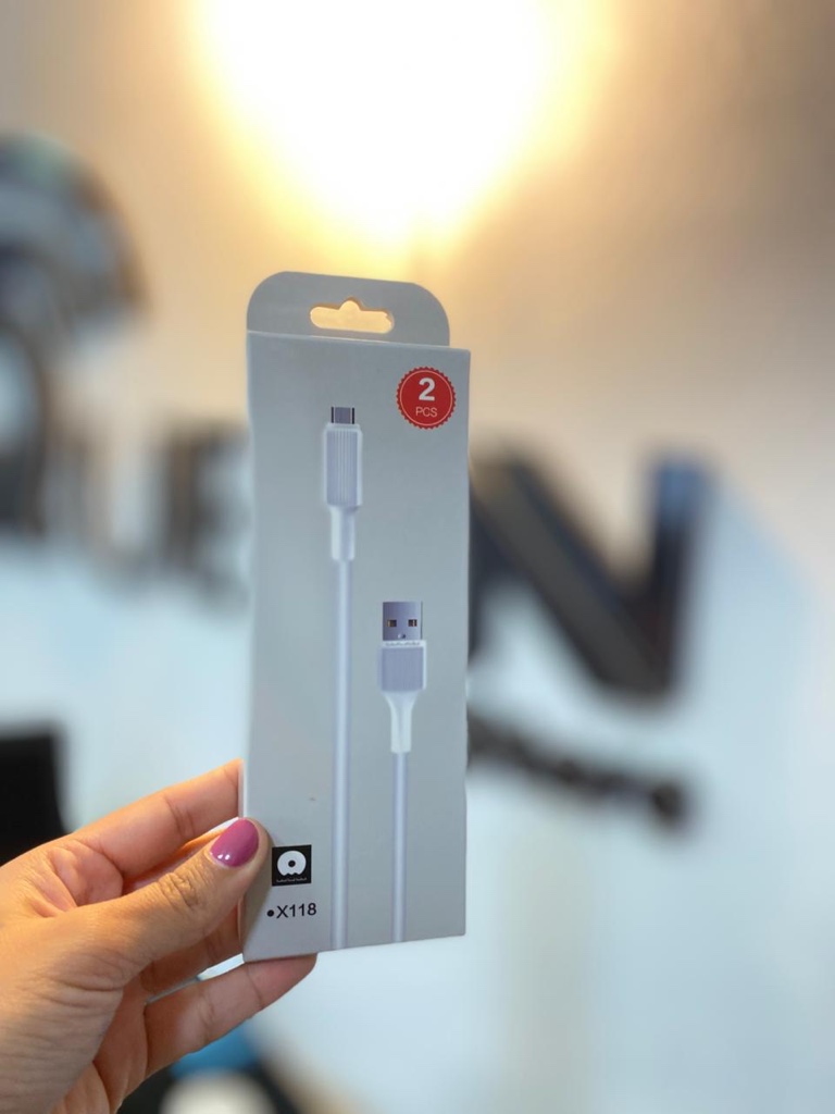 Cable USB A MICRO USB WUW 2x1