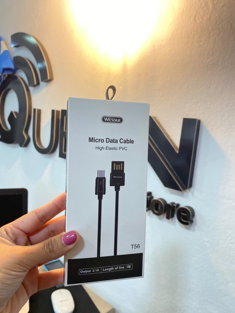 Cable USB A MICRO USB WESDAR T56