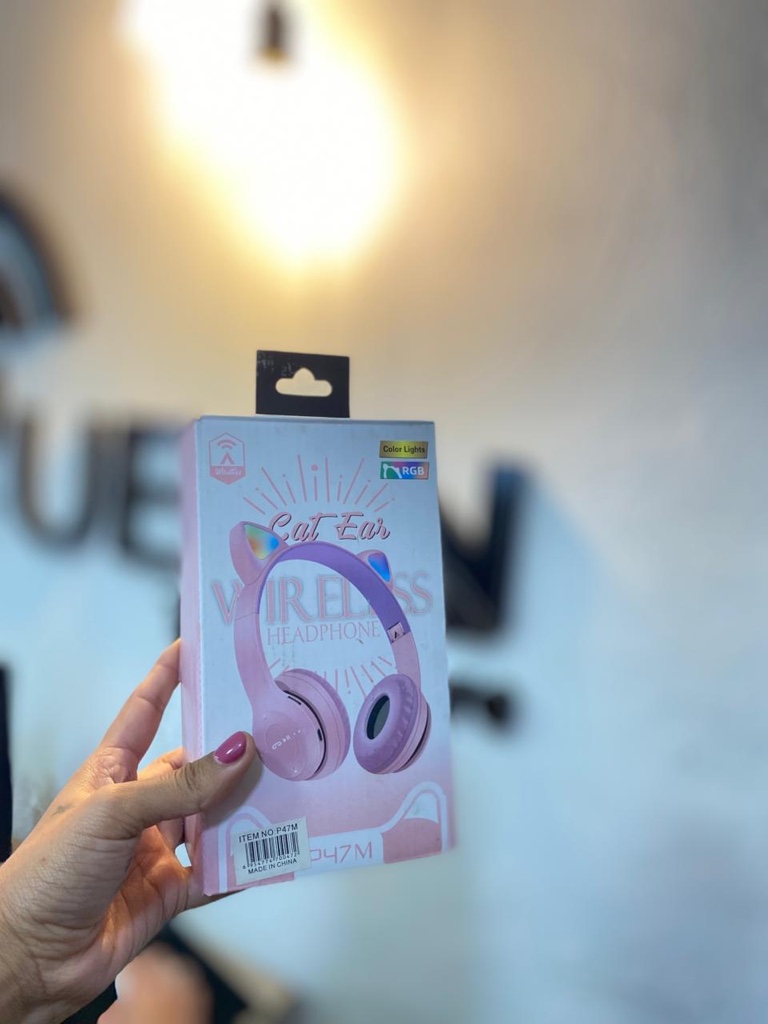 Auricular VINCHA CAT EAR- LUCES