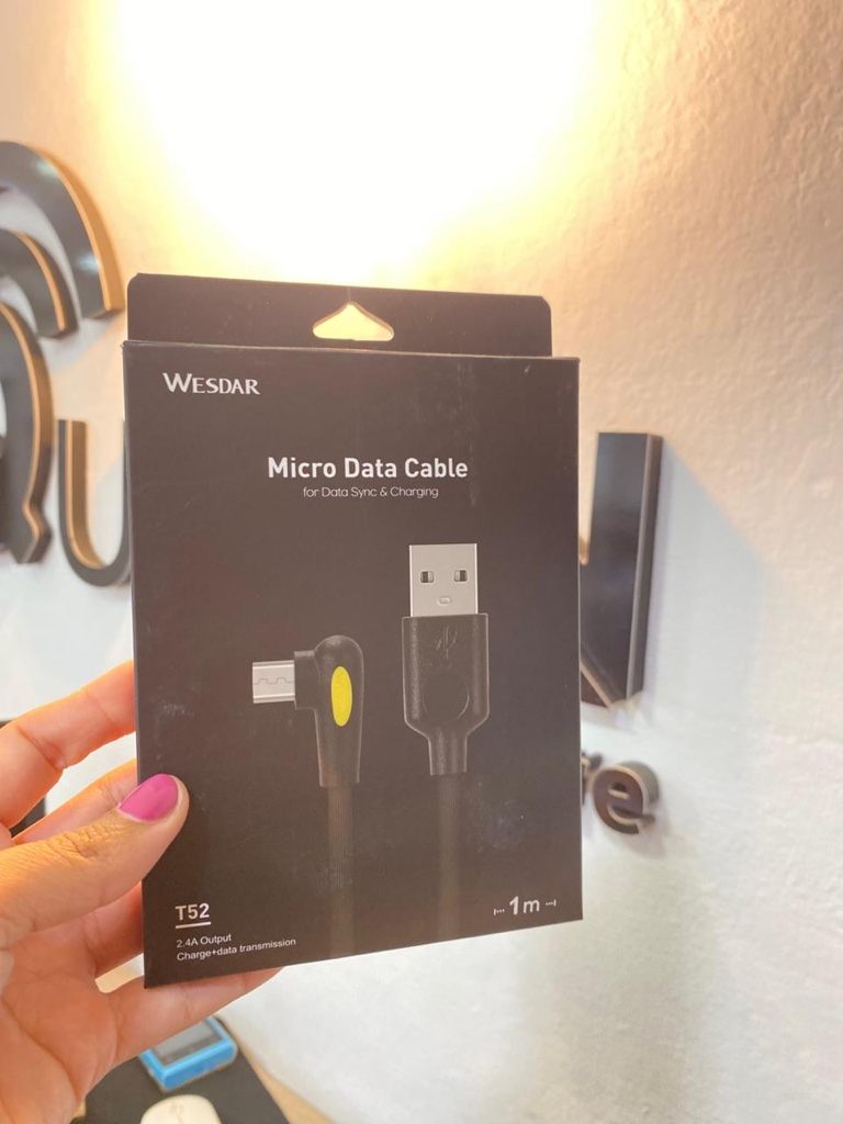 Cable USB A MICRO USB WESDAR T52