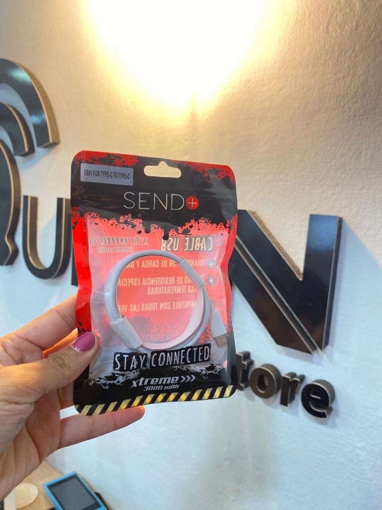 Cable TIPO C A TIPO C SEND+ SB01