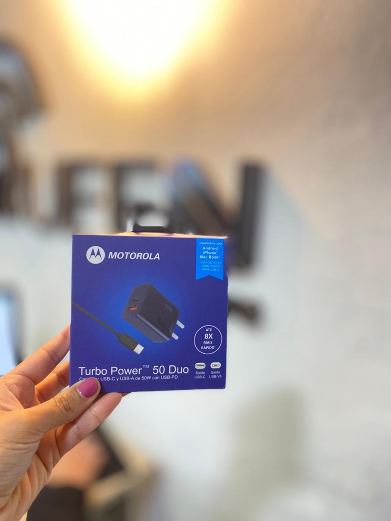 Cargador TIPO C 220v. MOTOROLA 50W