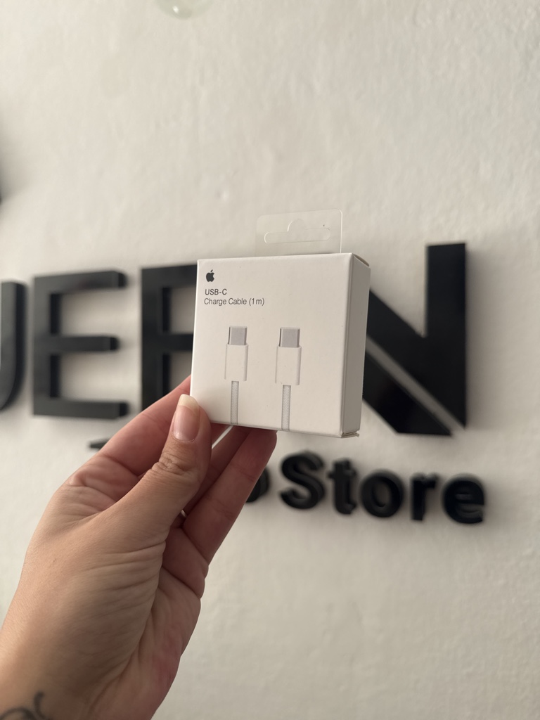 Cable IPhone tipo C a tipo C mallado certificado