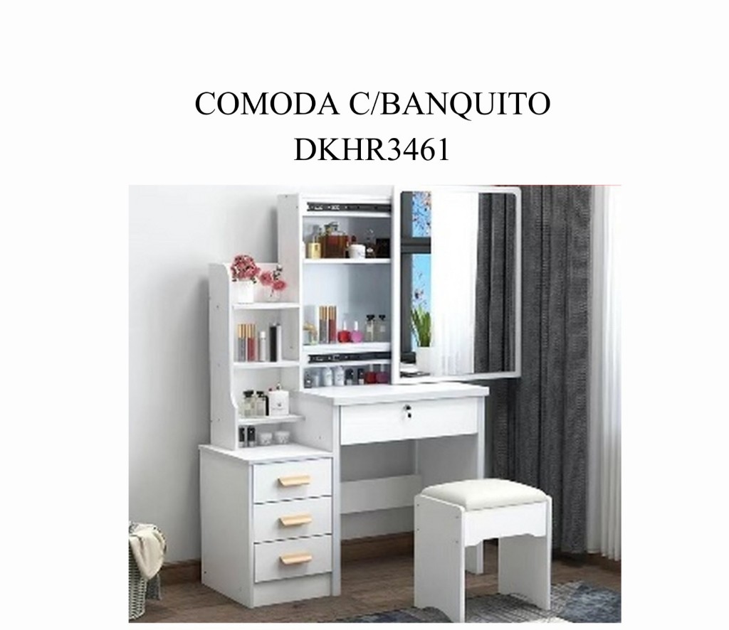 Tocador de niña con banquito  DKHR3461