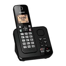 telefono Panasonic inalambrico negro M.KXTBC360LAB INV.OCT26
