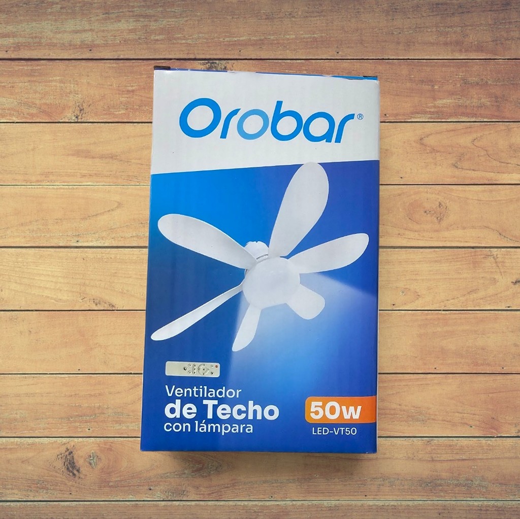 Ventilador con luz Orobar