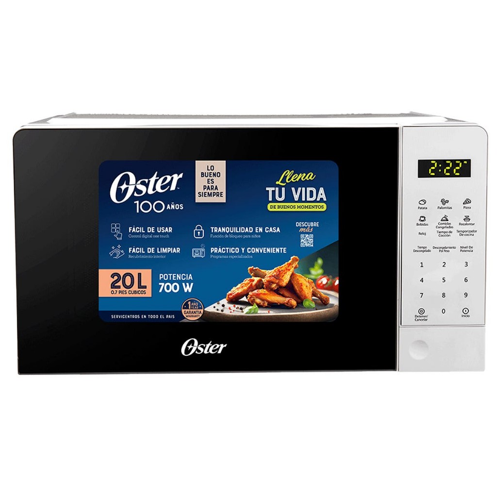 Microonda Oster blanco 20L✅