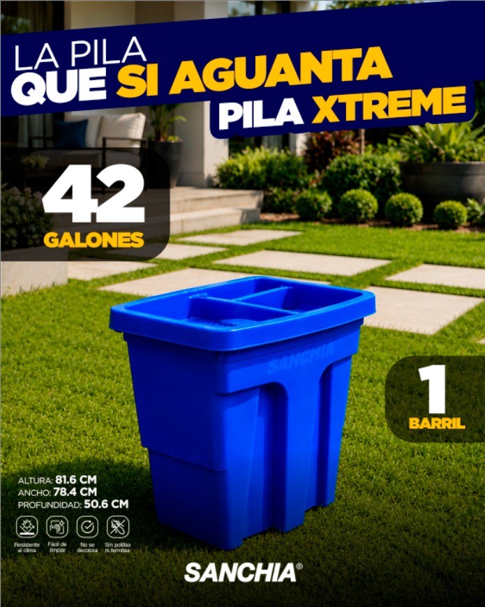 Lavandero Sanchia 42 galones