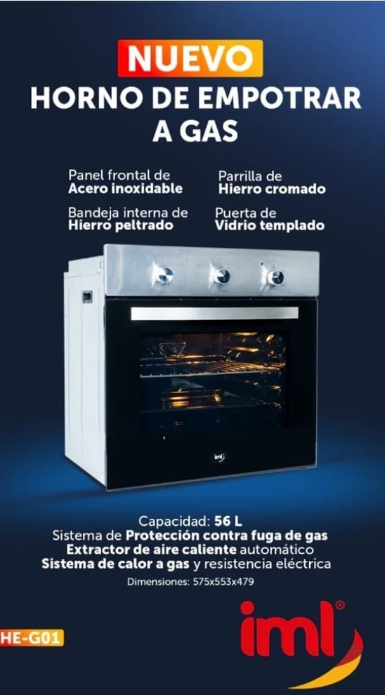 horno empotrar IML HE-G01  INV/OCT26