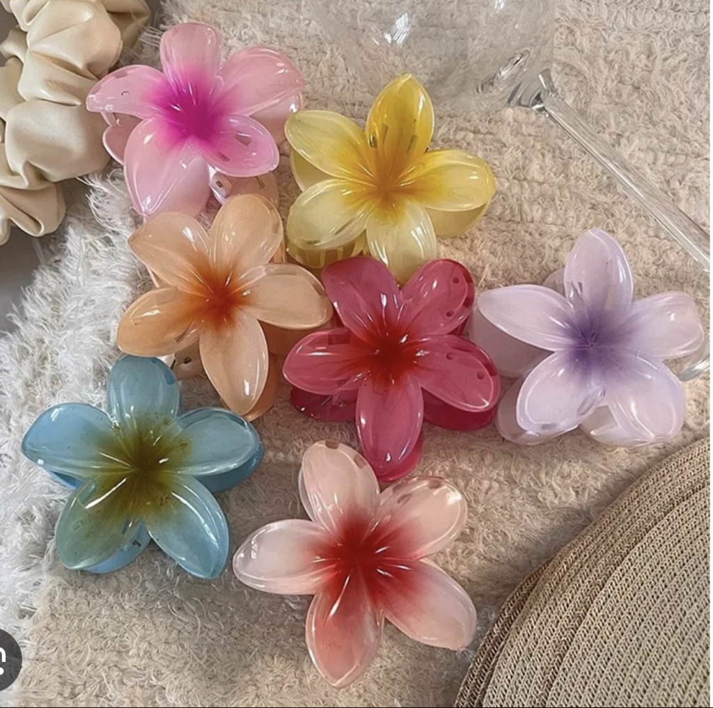 Pinza flor pastel