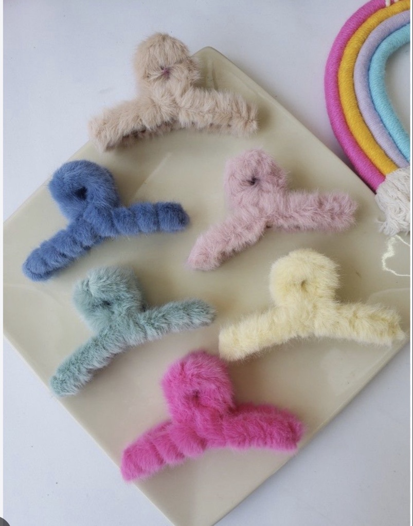 Liga para cabello peluche