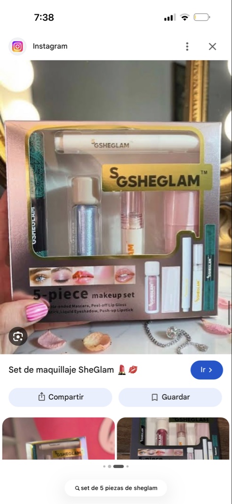 SheGlam set maquillaje 5 piezas