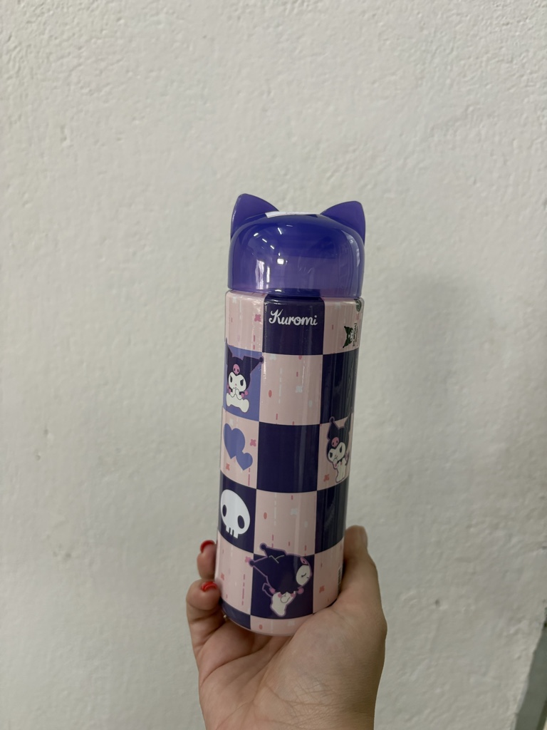 Kuromi garrafa roxa peq