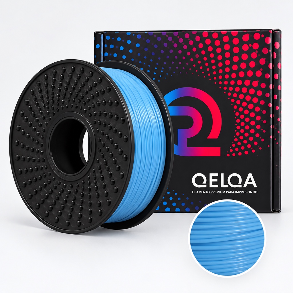 Filamento PLA Qelqa Celeste