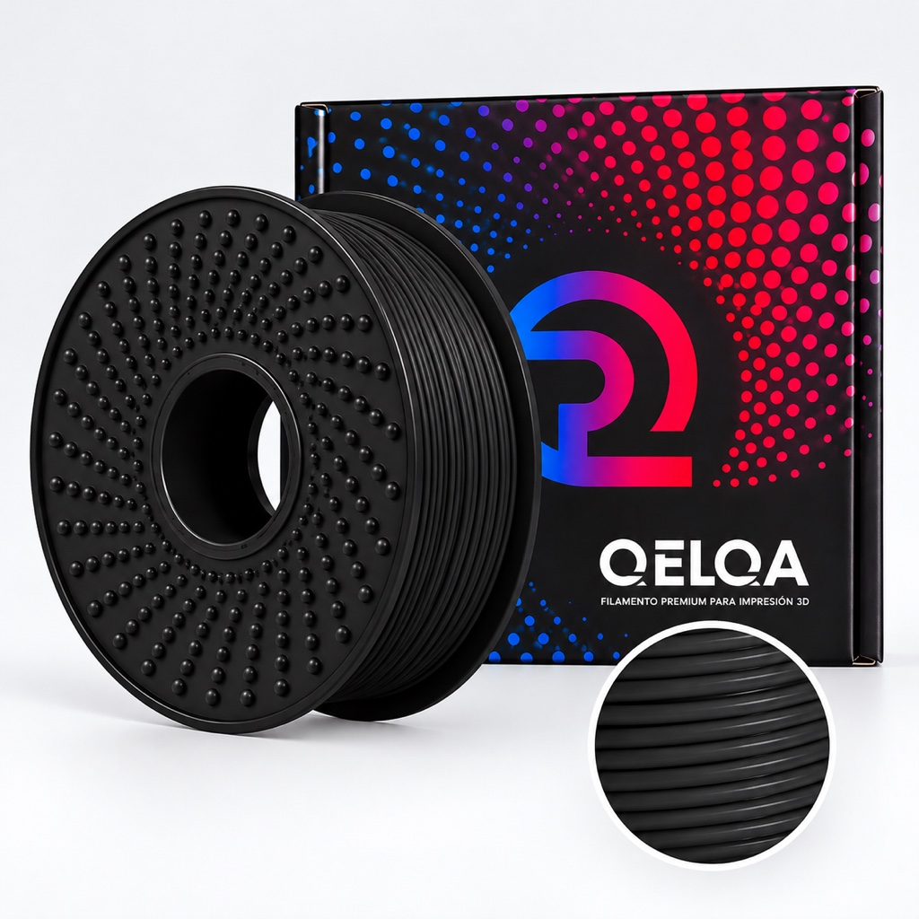 Filamento PLA Qelqa Negro Matte