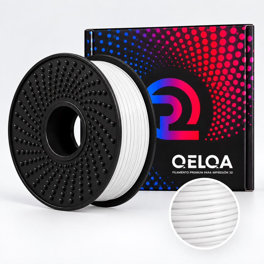 Filamento PLA Qelqa Blanco Matte
