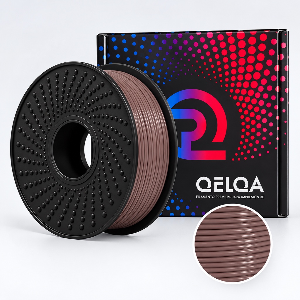 Filamento PLA Qelqa Marron Matte