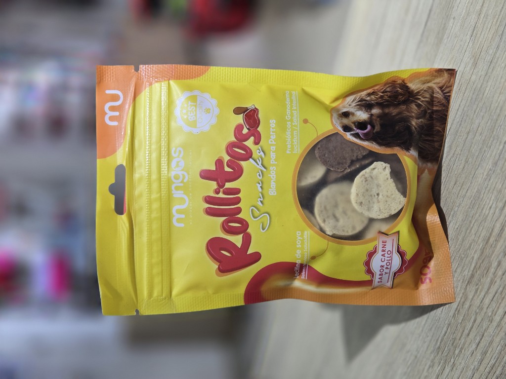 Rollitos snacks blandos para perros 50gramos