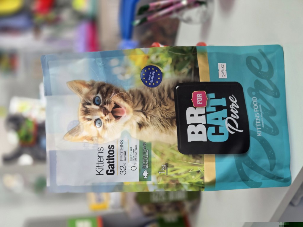 BR FOR CAT Gatitos salmón 1kg
