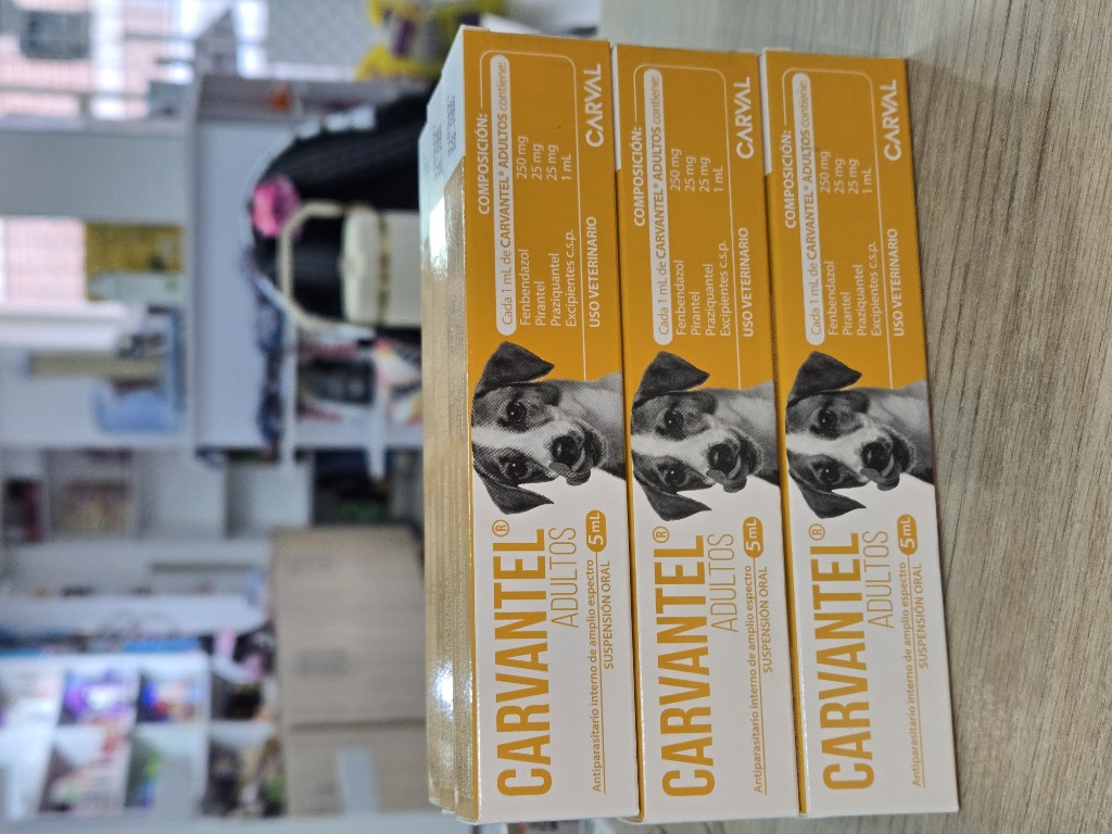 CARVANTEL antiparasitario interno perros adultos