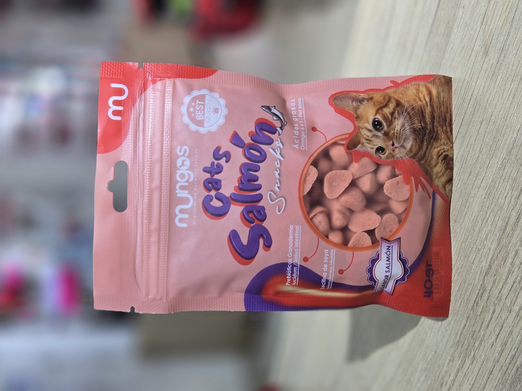 Cats salmon snacks 40 gramos