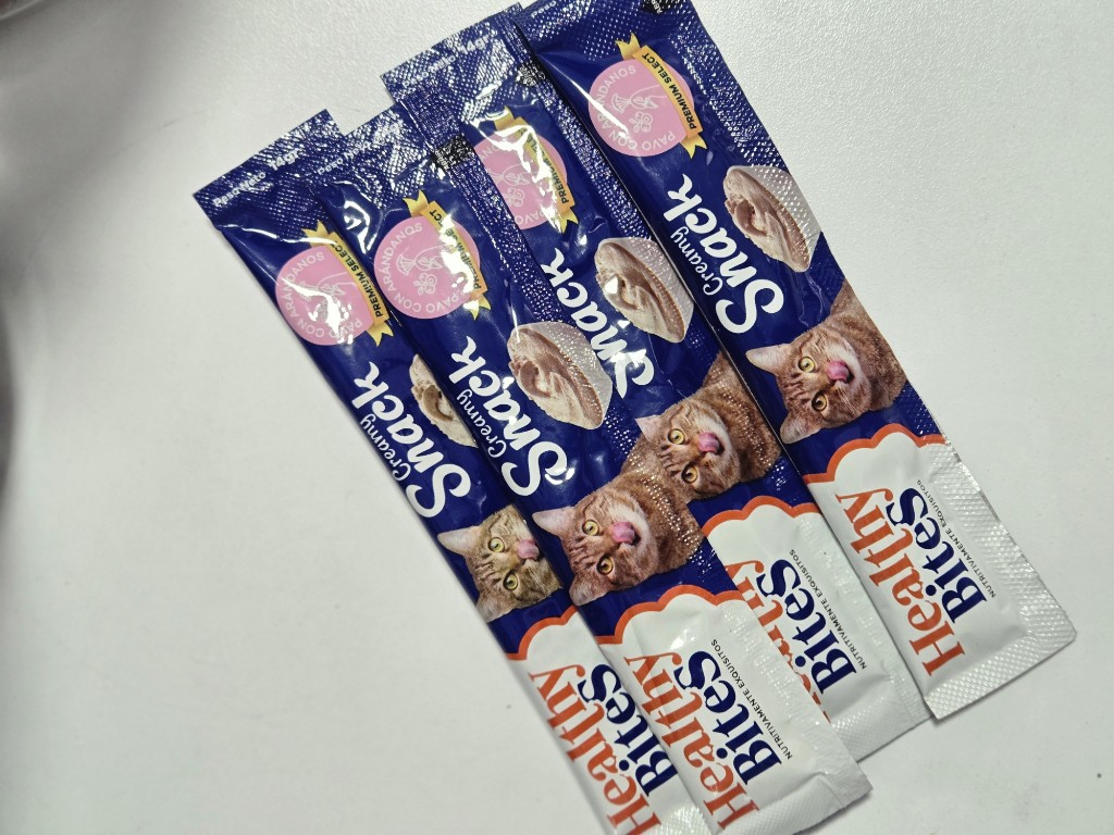HEALTHY BITES Snack tipo crema Gato