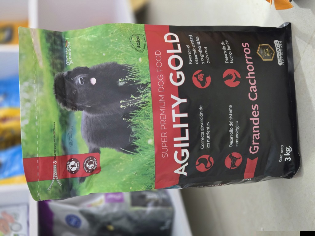 Agility gold grandes cachorros 3kg