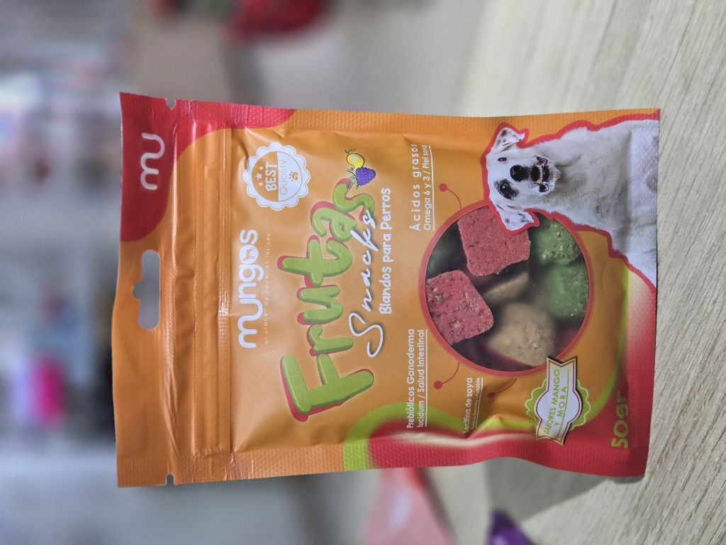 Frutas snacks blandos perros 50 gramos