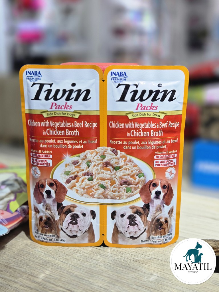 Twin pack perro pollo y vegetales 80 gramos