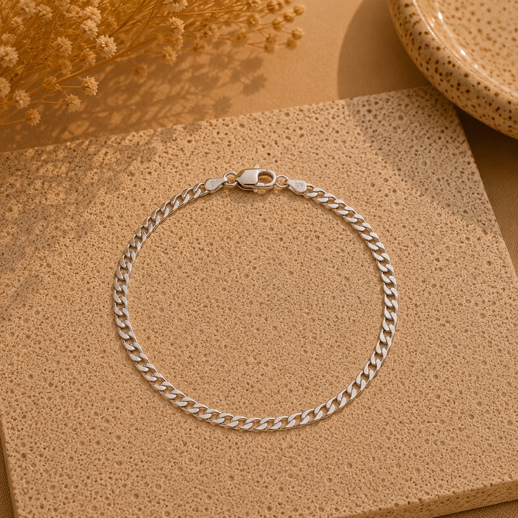 Pulsera Grumet – Plata Italiana 925