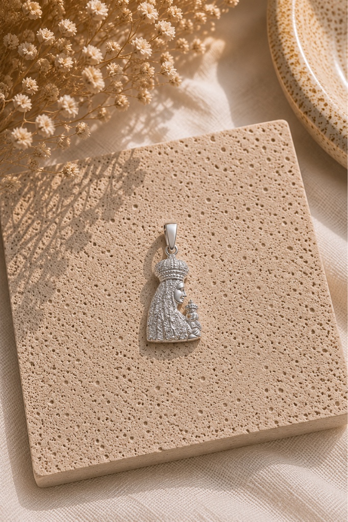 Dije Virgen del Carmen – Plata Italiana 925