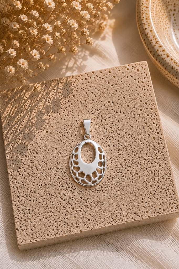 Dije Gota Calada – Plata Italiana 925