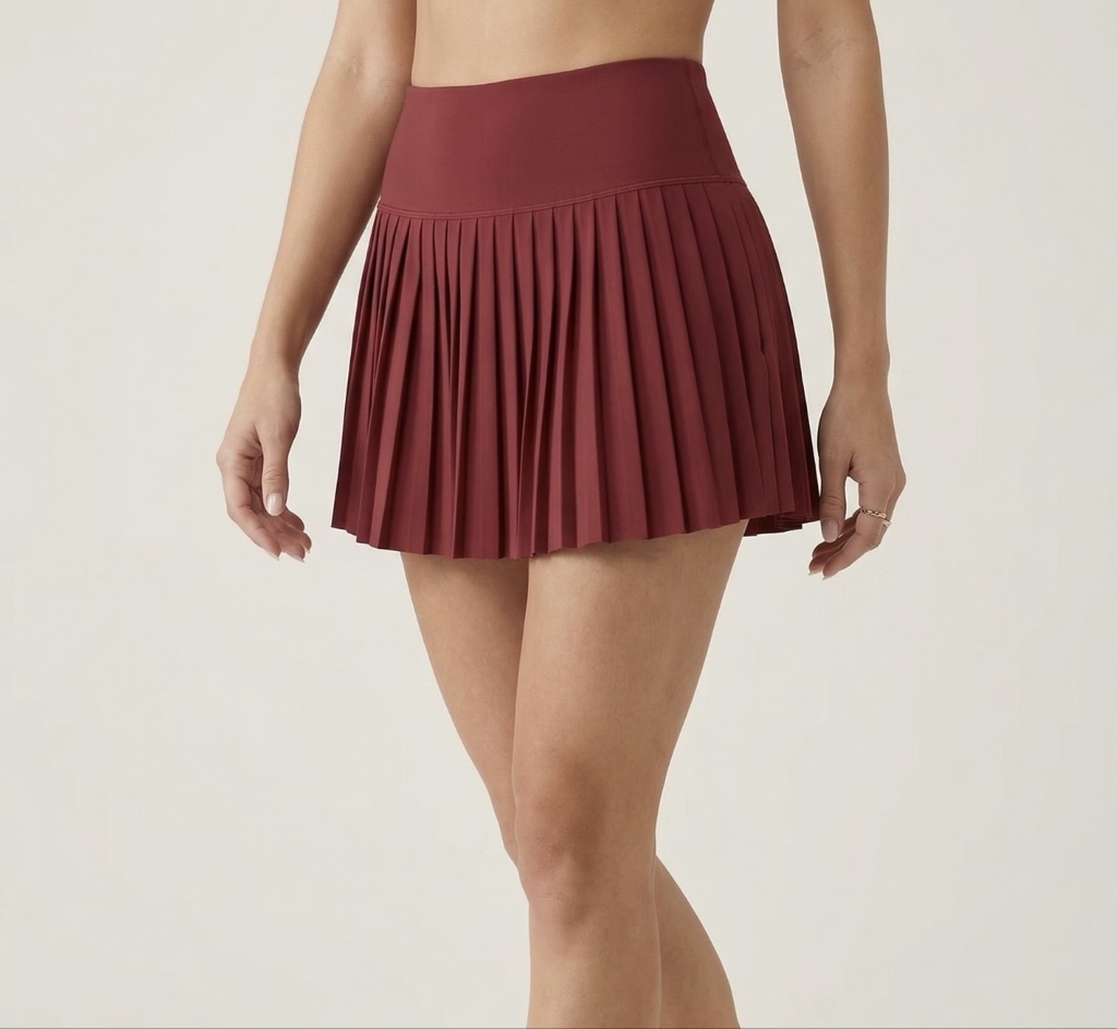 Falda plisada