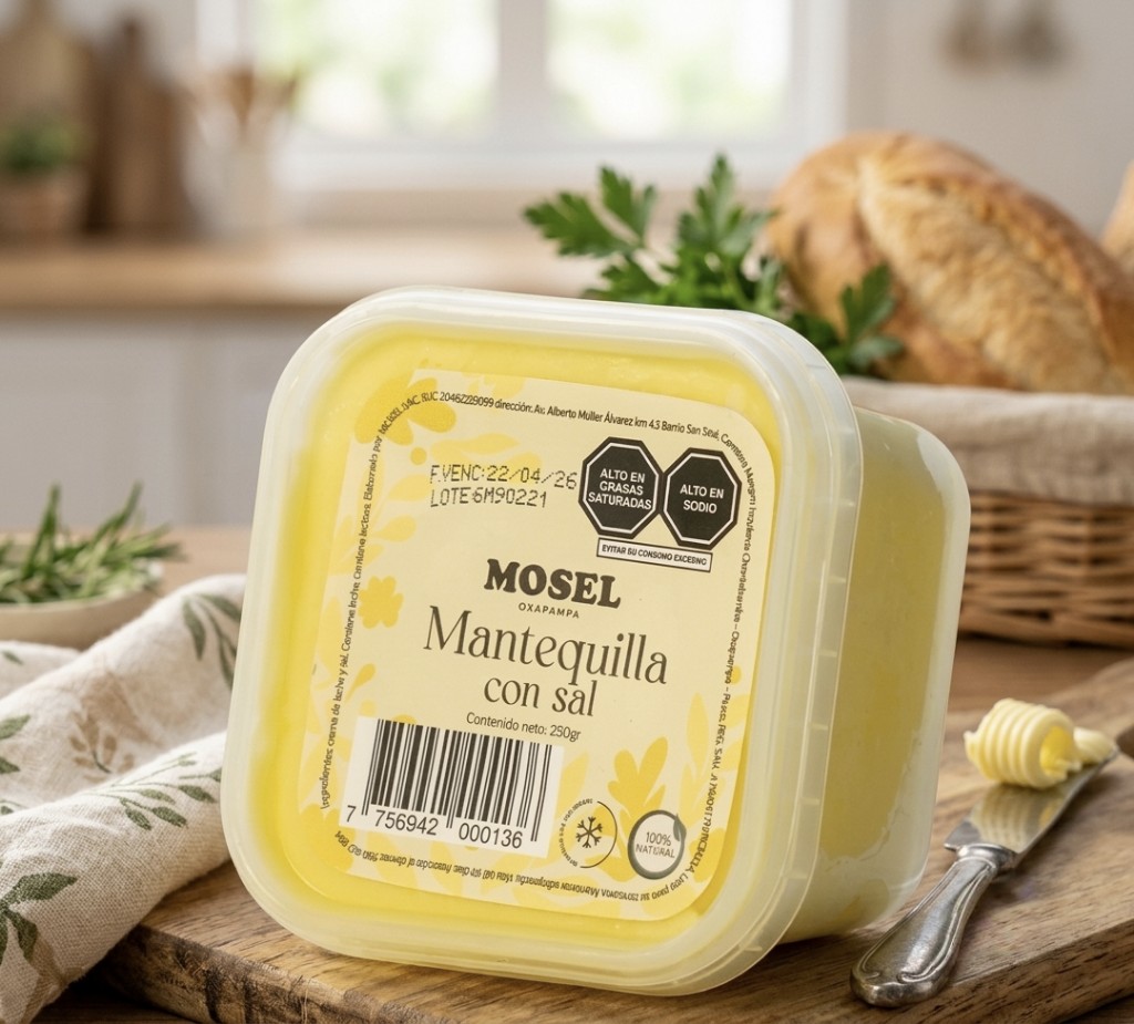 Mantequilla con sal  MOSEL x 260 gr.