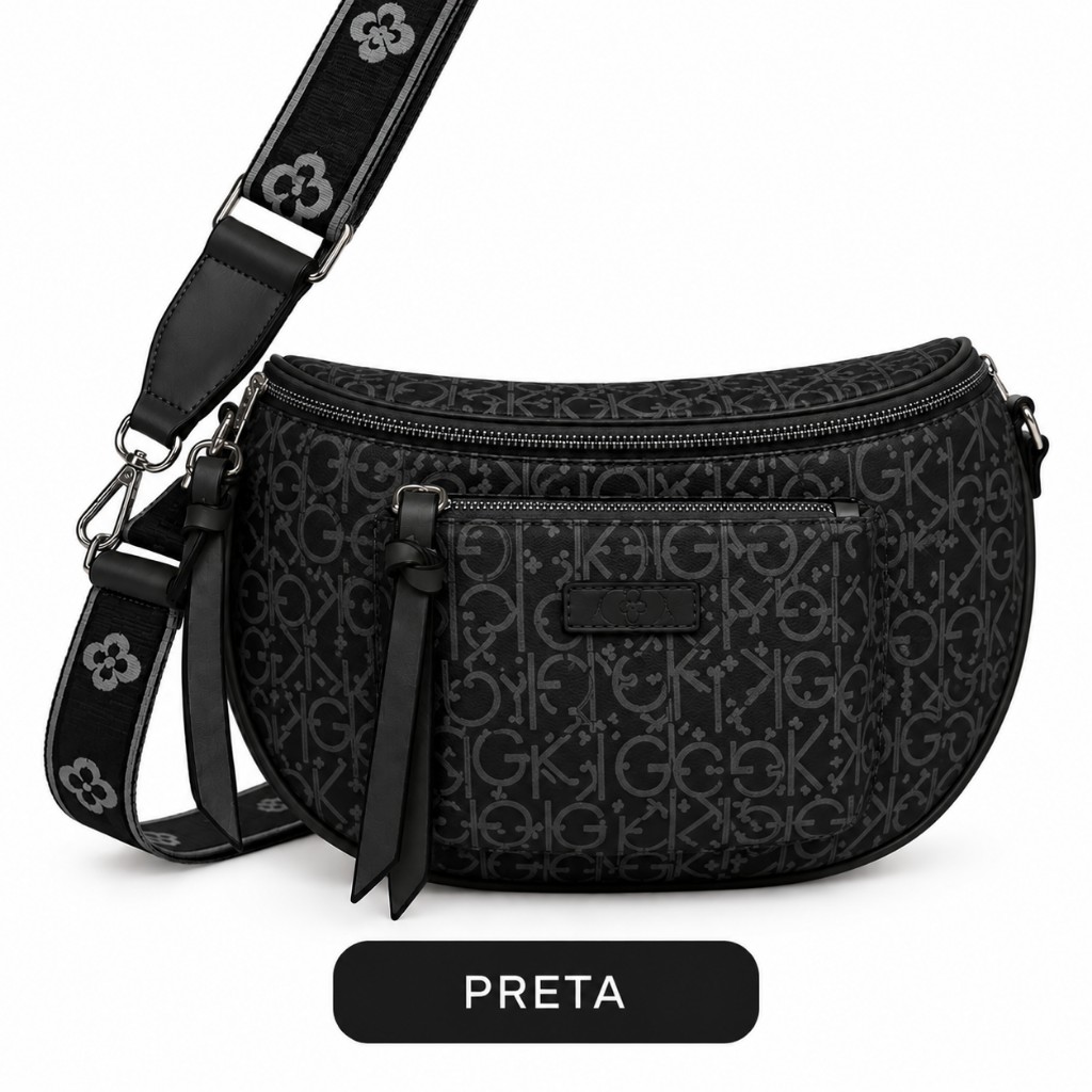 Bolsa tiracolo GK PRETA