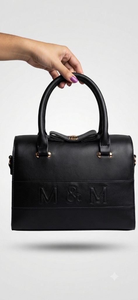 Bolsa média M&M Preta