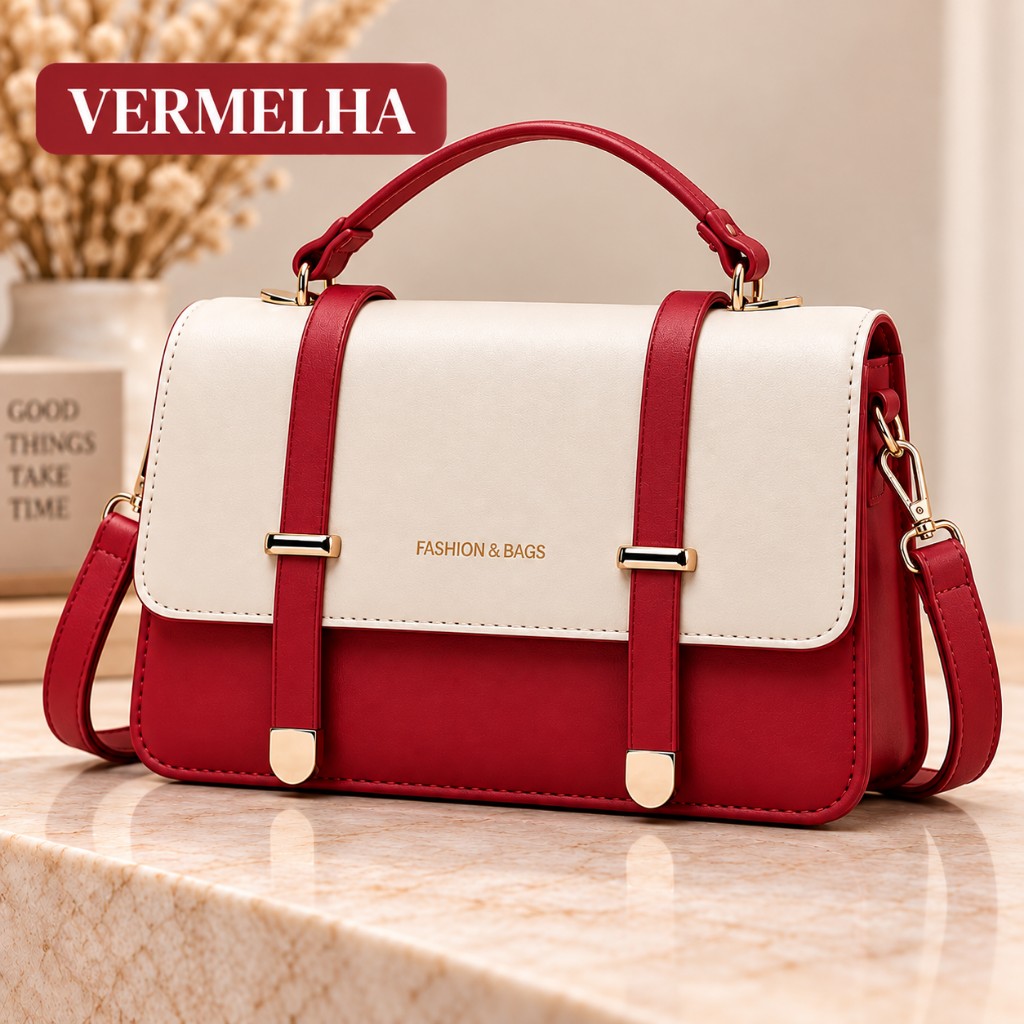 Bolsa Baú VERMELHA