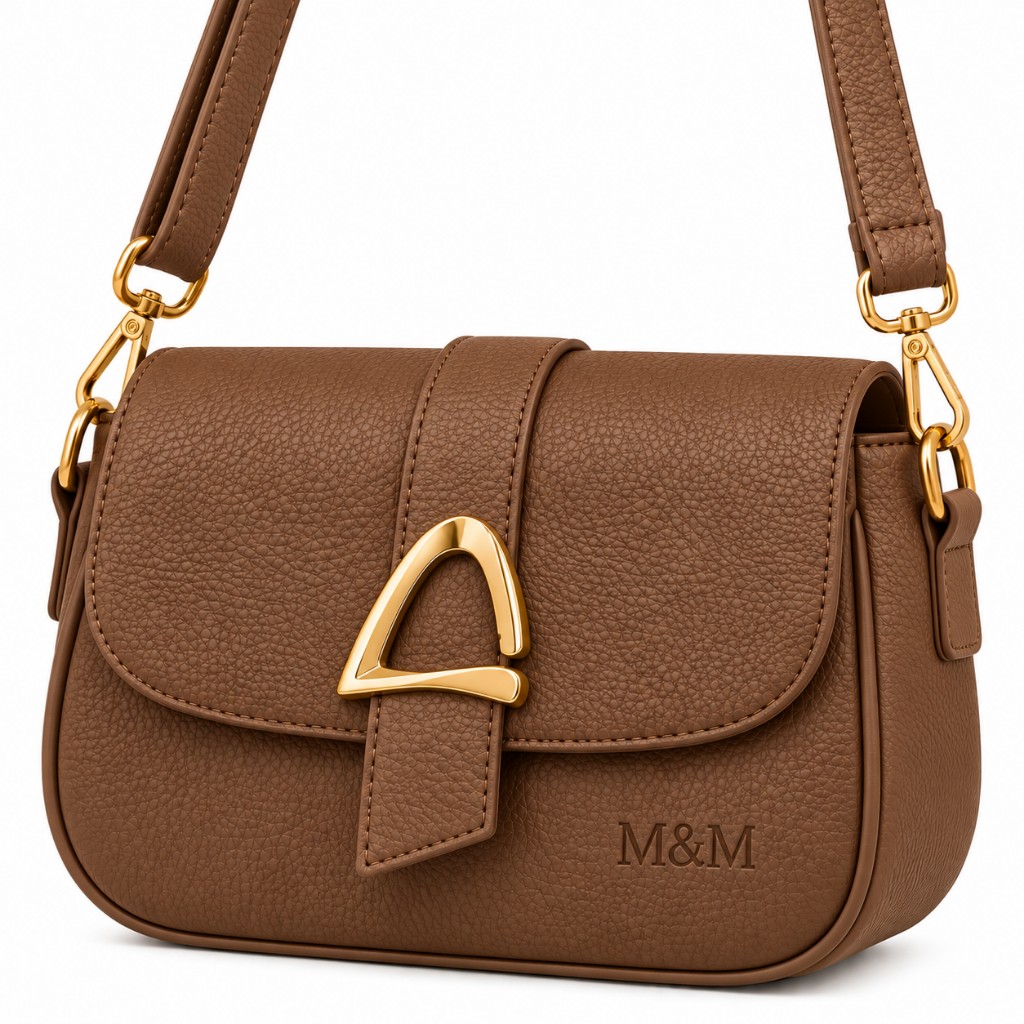 Bolsa tiracolo A MARROM