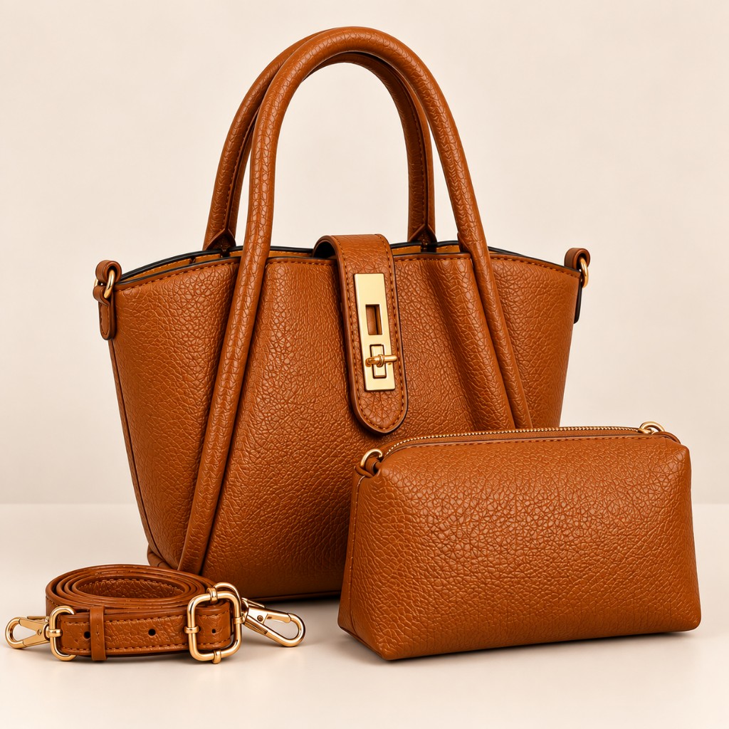 Bolsa Social 2 em 1 CARAMELO