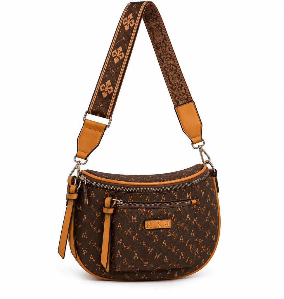 Bolsa tiracolo AM MARROM