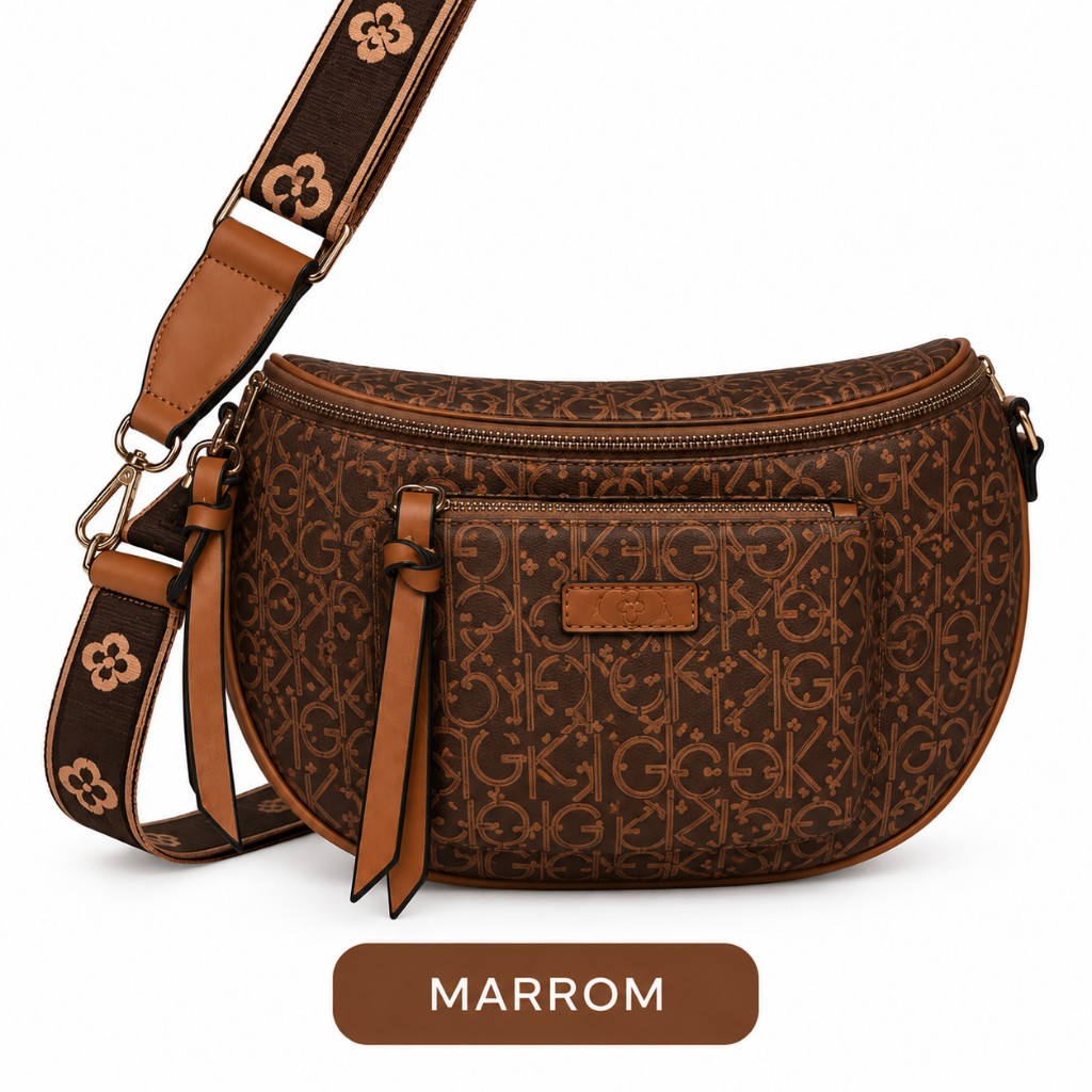 Bolsa tiracolo GK MARROM