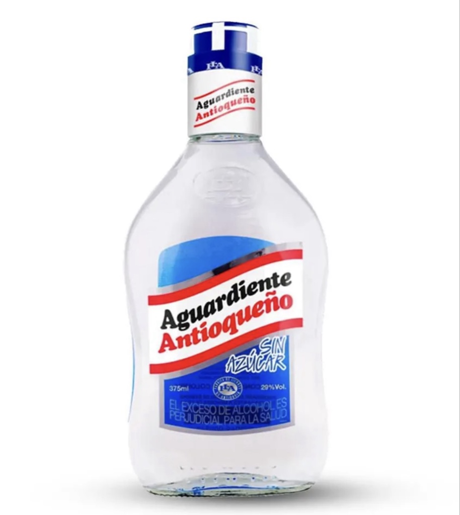 Aguardiente tapa azul 375ml