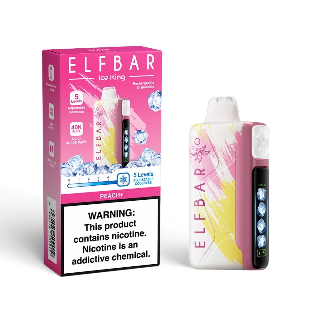 ELFBAR ICE KING 40k PEACH+🍑