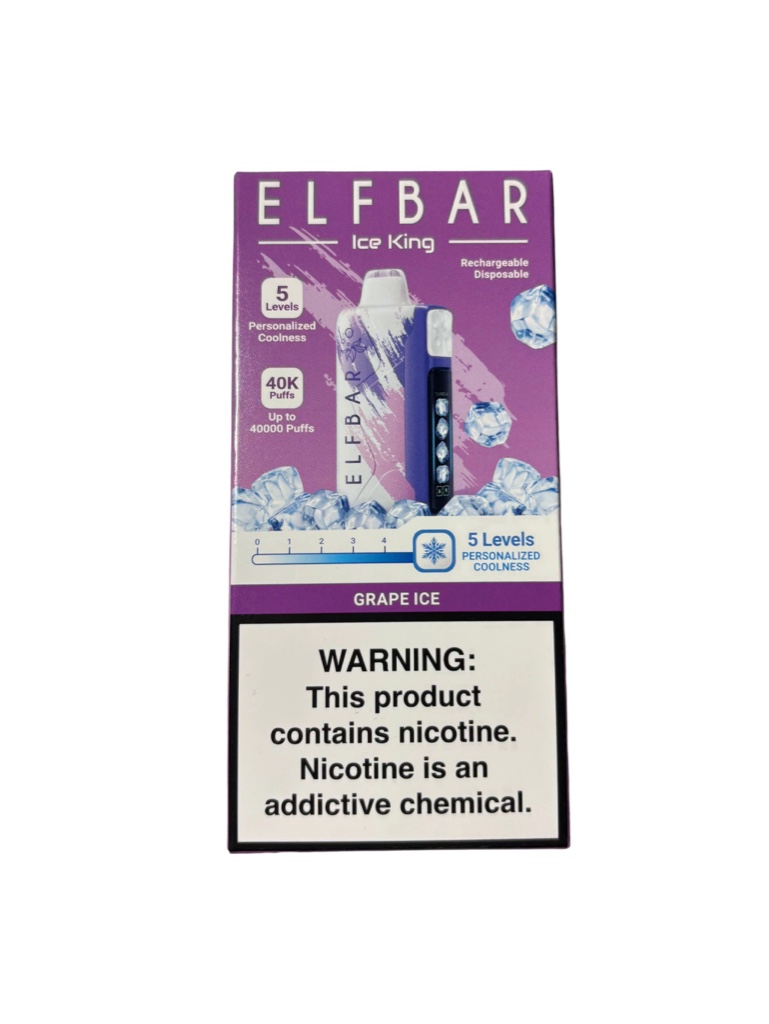 ELFBAR ICE KING 40k Grape Ice 🍇